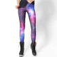 Galaxy Print Leggings | High-Stretch Space Gym Pants & Yoga Tights Set
