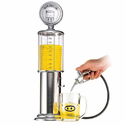Mini Gas Station Beer Dispenser | Retro Novelty Drinks Pump Gift Set