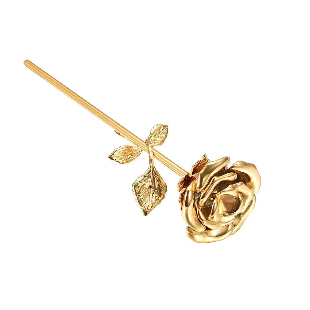 Rose Flower Cremation Jewellery - Stainless Steel Ashes Urn