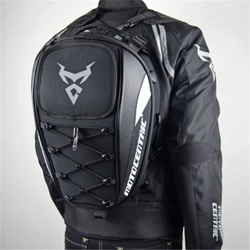 Motorcycle Tail Bag | Waterproof Expandable Rear Seat Backpack Cargo