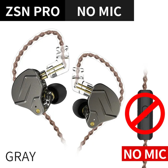 1BA+1DD Hybrid Technology Earphones | HIFI Bass Metal In-Ear Monitor