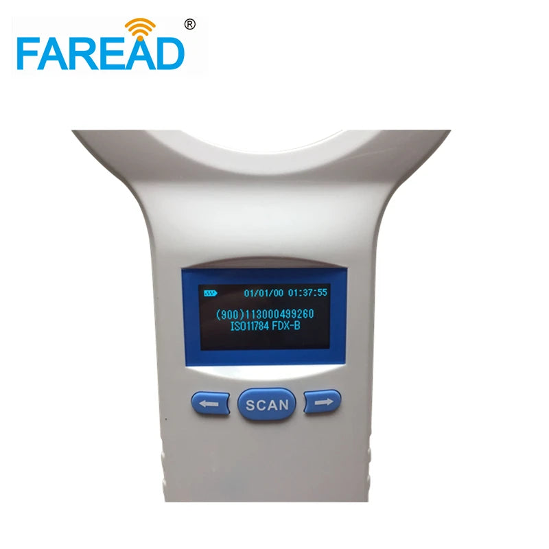Buy Pet Microchip Scanner - Handheld RFID 134.2kHz Animal Reader with ...