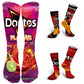 Funny Potato Chip Socks - 3D Printed Novelty Snack Art Socks