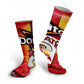 Funny Potato Chip Socks - 3D Printed Novelty Snack Art Socks