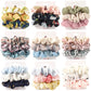 Silk Scrunchie Set | 6pc Floral Print Anti-Breakage Hair Ties
