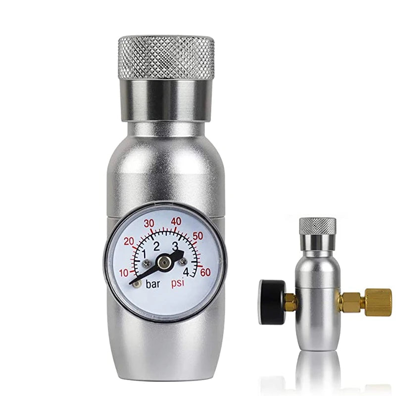 Portable Mini Keg CO2 Charger Kit | 0-60PSI Regulator & Ball Lock
