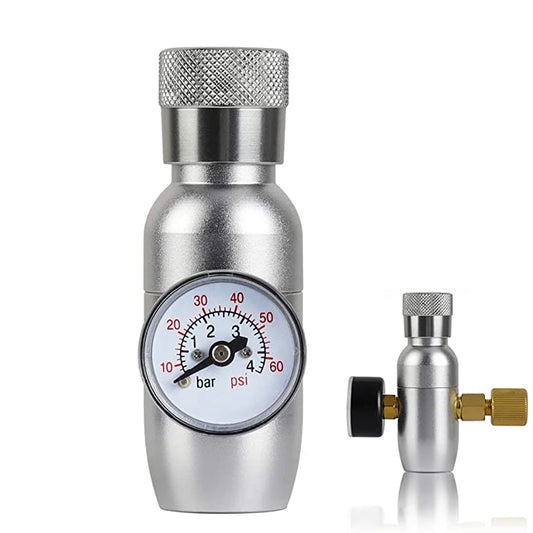 Portable Mini Keg CO2 Charger Kit | 0-60PSI Regulator & Ball Lock