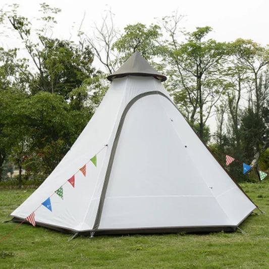 3-5 Person Indian Teepee Tent | Waterproof Wind-Resistant Glamping