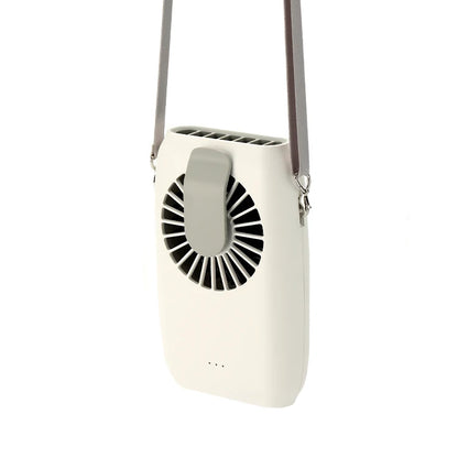Mini Rechargeable Waist & Neck Fan - Portable 2000mAh Cooler