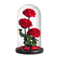 Preserved Rose in Glass Dome - Eternal LED Wedding Gift Rose