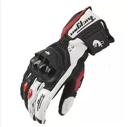 Men's Leather Motorcycle Gloves | Windproof Touch Screen Motorbike Set