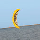2.5m Yellow Dual Line Parafoil Kite - High-Power Stunt Kite