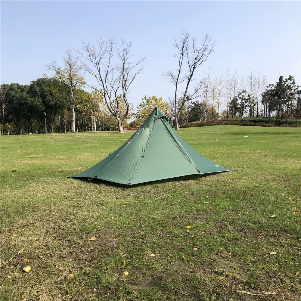 Ultralight Single Person Pyramid Tent - 4-Season Waterproof Shelter