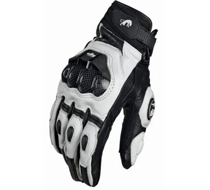 Men's Leather Motorcycle Gloves | Windproof Touch Screen Motorbike Set