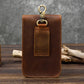 Men's Genuine Leather Belt Pouch | Vintage Waist Bag & Phone Holster