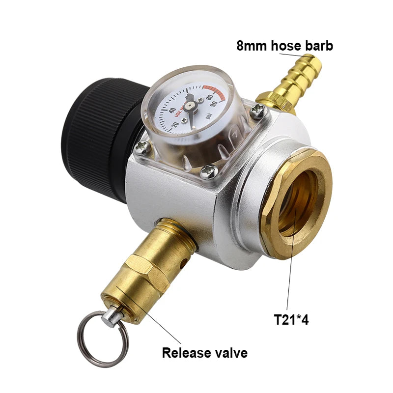 5L Pressurised Mini Growler Keg | 90 PSI Co2 Charger & Beer Tap System