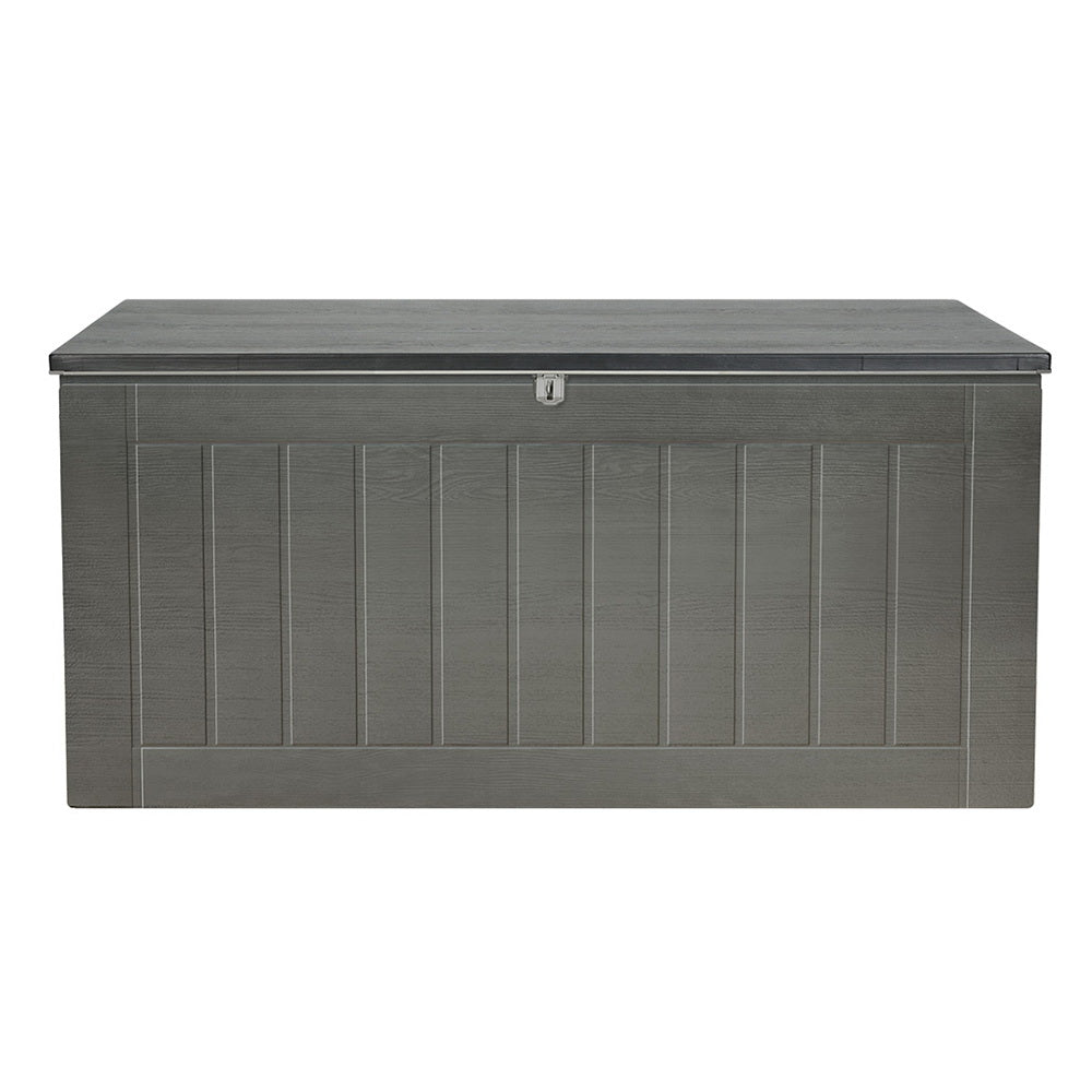 Gardeon Outdoor Storage Box 830L | Bench Seat Lockable Garden Tool Shed