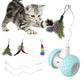 Interactive Cat Toy | Automatic Electronic Mouse with 3 Feathers