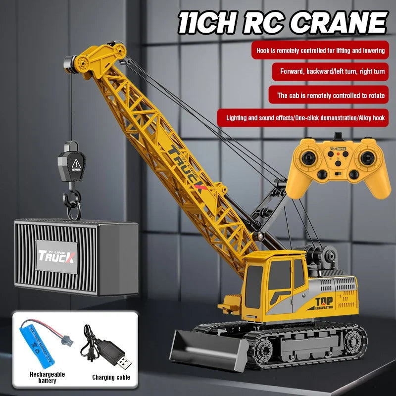 15CH RC Spray Crane Truck | Pro Alloy Metal Remote Control Excavator