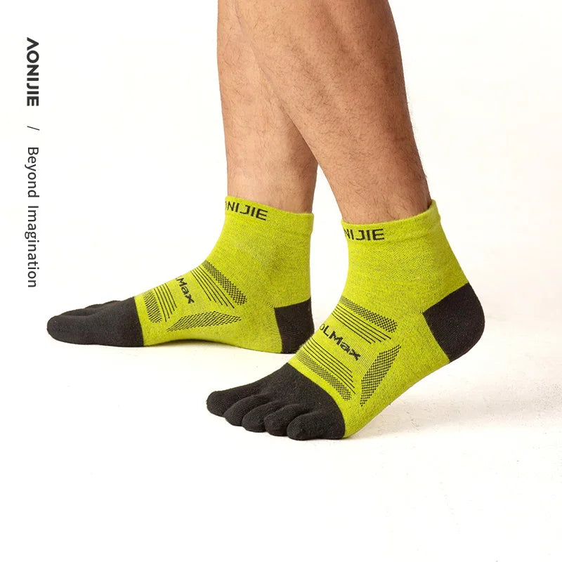 3 Pair Set Sports Toe Socks - Five-Toed Running & Marathon Set