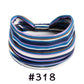 Boho Headbands for Women - Knotted Wide Stretch Turban Wrap