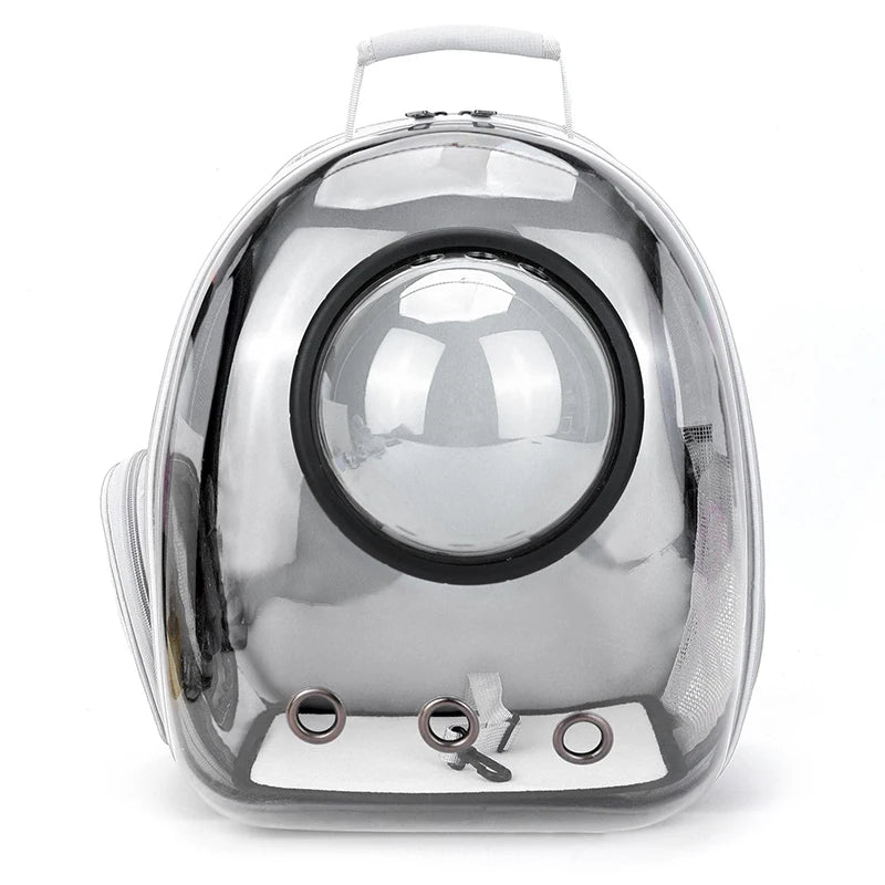 Transparent Cat Backpack - Breathable Space Capsule Pet Carrier