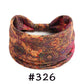 Boho Headbands for Women - Knotted Wide Stretch Turban Wrap