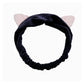 Rabbit Ear Face Wash Headband - Soft Elastic Makeup Hairband