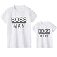 Boss Man and Boss Mini Father and Son Matching T-Shirt Set