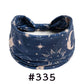 Boho Headbands for Women - Knotted Wide Stretch Turban Wrap