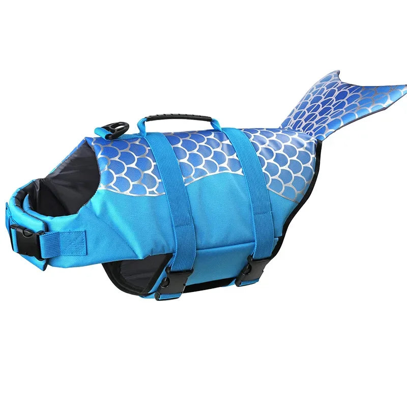 Shark Dog Life Jacket | High Buoyancy Swimming Safety Vest + Handle