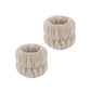 3Pcs Spa Headband & Wristband Set | Microfiber Face Wash Makeup Band