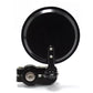 Universal 22mm Round Bar End Mirrors - Foldable Black Aluminum