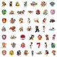 50PCS Cartoon Dog Stickers | Waterproof PVC DIY Toy Decoration Decals