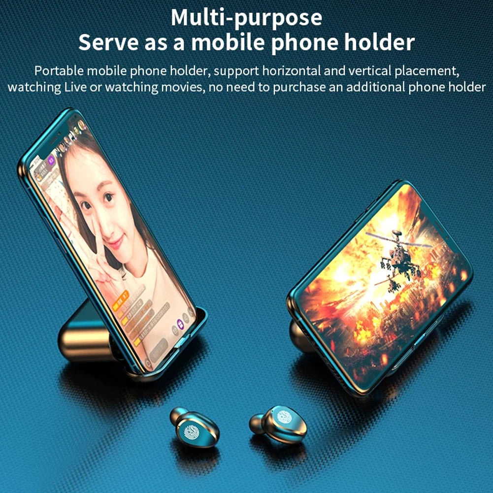F9 Wireless Earbuds | Bluetooth 5.0 Headset & Emergency Phone Charger