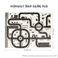 Kids Road Playmat - Educational City Traffic Car Map Rug