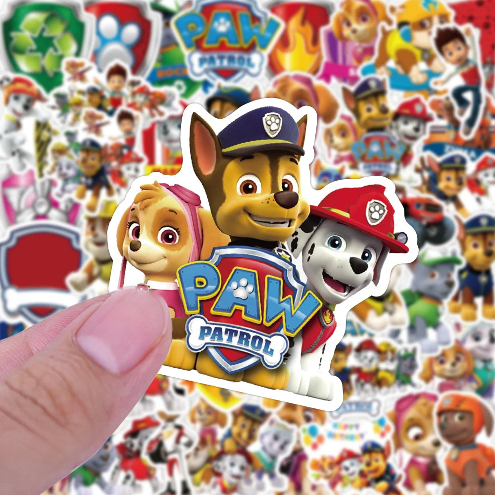 50PCS Cartoon Dog Stickers | Waterproof PVC DIY Toy Decoration Decals