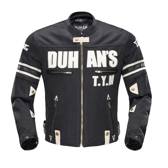 Mens Motorcycle Summer Jacket - Breathable Mesh Armor Jacket