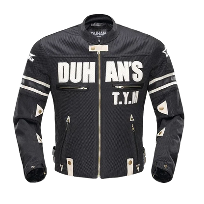 Mens Motorcycle Summer Jacket - Breathable Mesh Armor Jacket