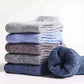5 Pairs Mens Cotton Business Socks - Thick Warm Winter Socks
