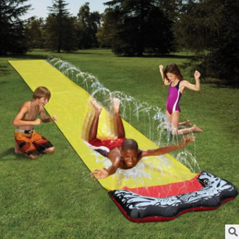 Inflatable Lawn Water Slide | Kids Outdoor Sprinkler & Splash Toy
