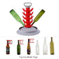 Tree-Shaped Bottle Drying Rack - 4-Tier Wine & Beer Drainer