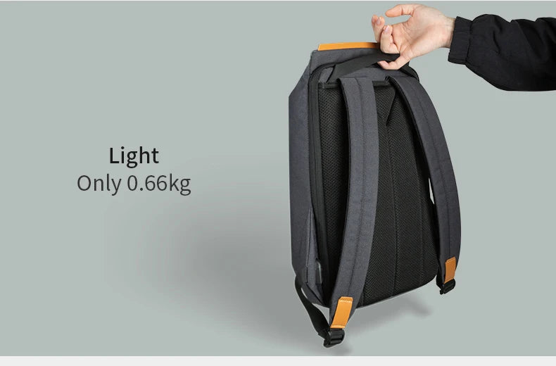 15.6" Anti-theft Laptop Backpack - USB Charging & Waterproof