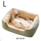 Bed for Cats | Soft Plush Pet Cushion Kitten House Basket Supply Set