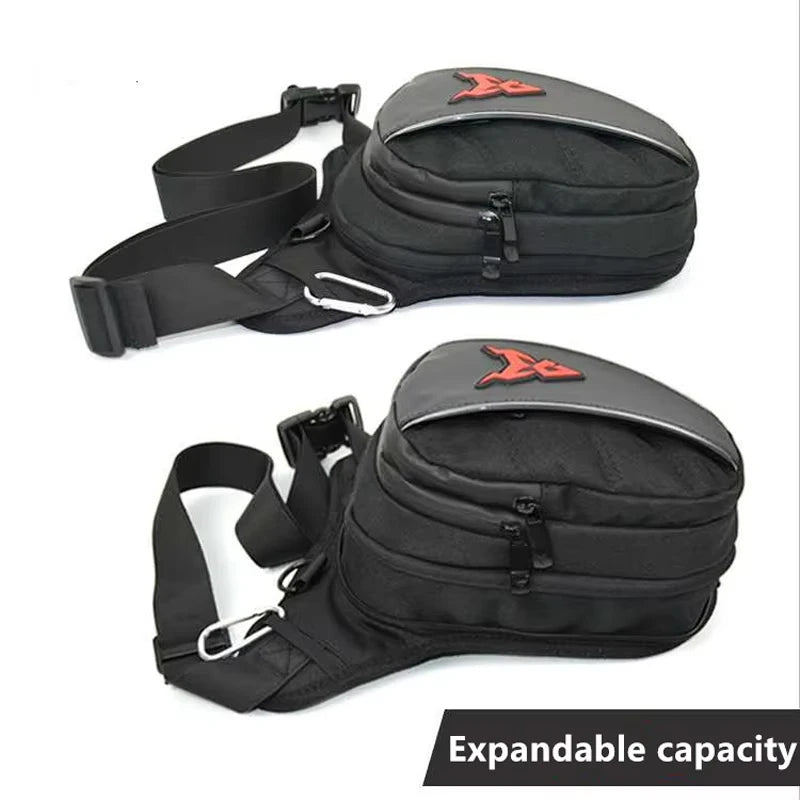 Motorcycle Drop Leg Bag | Waterproof Tactical Thigh Waist Hip Pack
