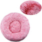 Round Pet Bed | Super Soft Plush Dog House Winter Warm Sleeping Mat