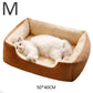 Bed for Cats | Soft Plush Pet Cushion Kitten House Basket Supply Set