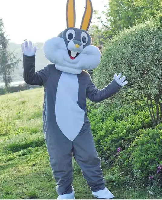 Easter Bunny Adult Mascot Costume - Plush Fursuit Cosplay