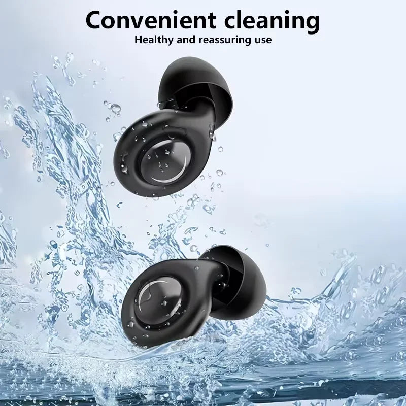 Reusable Silicone Ear Plugs | Noise Cancelling Travel & Focus Soft Set