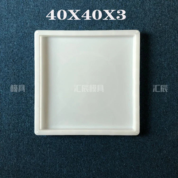 Cement Antique Flower Brick Mould - Square 3D Paving Tool